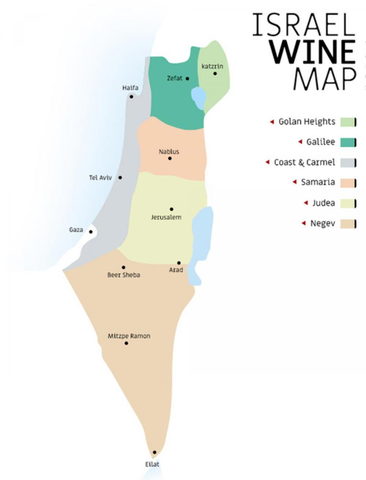 Izraelska mapa winnic